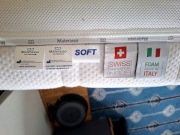Materac 180x100 Materasso Swiss Exclusive miekki piana termoelastyczna