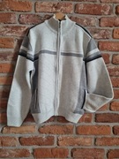 szary sweter na suwak