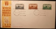 Polska Fi 456-458 / koperta / Tour de Pologne  1948r.