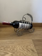 Koszyk do wina, Vintage, metaloplastyka, Skandynawia