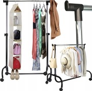 Mobilny Regulowany Wieszak Stojak na Ubrania Garderoba