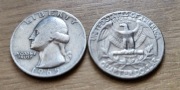 2 sztuki 1965 quarter dollar monety centów