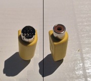 Przejściówka DIN 7-pin na 1 x RCA chinch