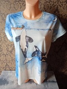 koszulka z nadrukiem widokiem