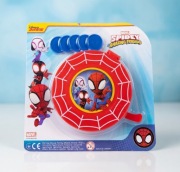 Marvel Spidey wyrzutnia z żetonami prezent dla dziecka 