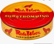 Szwedzki kiszony Śledź, Surströmming Roda Ulven, puszka 400 g