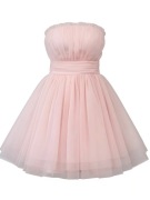 Tiulowa sukienka MINI z falbanami XS, S, M, L