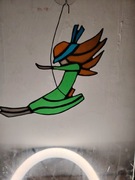 Witraż dziewczynka metoda tiffany