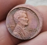 Moneta Usa Cent z Błędem przy wybiciu