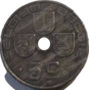 Belgia 5 centymów z 1943 roku - OBEJRZYJ MOJĄ OFERTĘ