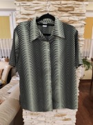 Koszula damska czarno-miętowa