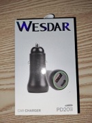 Ładowarka samochodowa USB 20W