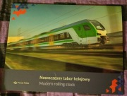 Folder Poczta Polska 2021 Nowoczesny tabor kolejowy