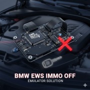 montaż emulatora ews immo off BMW 1.6i 1.8i M42 M43 M44 emulacja ISN EWS