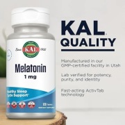 KAL Melatonina melatonin z witaminą B6 3 mg 60 tabletek