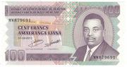 BURUNDI- 100 FRANKÓW - 2011 r