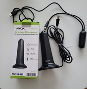 Antena wewnętrzna Vayox DVB-T2 czarna