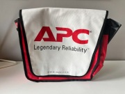 Czerwono-biało-czarna torba na ramię