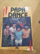 ZESPÓŁ PLAKAT ROZKŁADÓWKA PAPA DANCE 1 SKŁAD ORYGINAŁ PRL