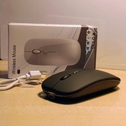 Mysz Bezprzewodowa Apple-Style RGB Bluetooth – ładowalna, ultra slim