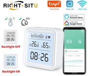 Czujnik LED temperatury, wilgotności TUYA Zegar