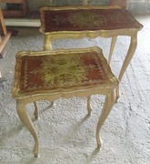 Stolik rokoko x 2  rokoko złote Ludwik XV pomocniki