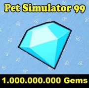 PET SIMULATOR 99 GEMY 1B 1000 MILIONÓW 1000M DIAMENTÓW DIAMONDS ROBLOX PS99