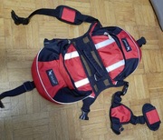 Plecak dla psa w góry, siodło, czerwony M Tailup