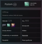 Konto Steam 800 gier