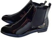 LAKIEROWANE Botki sztyblety r.  41 / wkładka 26.5cm