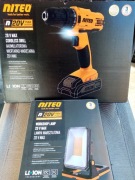 Zestaw narzędzi akumulatorowych 20V Niteo 2szt