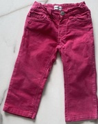 Early Days śliczne fuksjowe spodnie z dodatkiem streczu na ok. 18-24m.