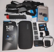 GOPRO HERO12 BLACK JAK NOWA Zestaw Etui Ładowarka 4xBaterie Uchwyt