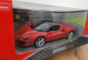 Samochód zdalnie sterowany Ferrari 296 GTS czerwony auto 