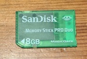 Karta pamięci SanDisk Memory Stick PRO Duo 8GB, PSP, stan bdb