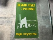Beskid Niski i Pogórze - mapa.