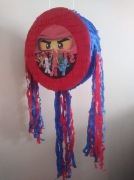 Zestaw piniata+kij  jak LEGO Ninjago+imię