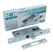 Zamek hakowy kowal H-60  do bram przesuwnych