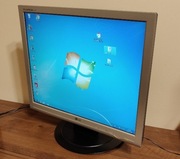 Monitor LG Flatron L1917S – 19" | Sprawny | Zestaw kabli
