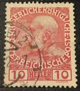 Austria, wizerunek cesarza Franciszka Józefa I, 10 Hellerów