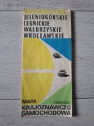 Mapa krajoznawczo samochodowa _ 1980