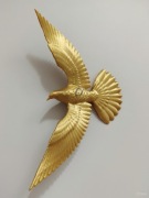 Turkawki złote 2 szt / gołąbki złote dekoracyjne 