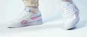 Reebok Court Advance Clip  Sneakersy buty damskie 37 białe kolorowe jak 
