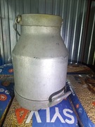 Kana banka na mleko wodę PRL aluminium 18 l