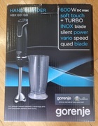 Blender ręczny Gorenje HBX601QB. Mikser 600W. NOWY