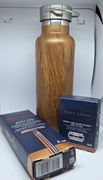 Gillette King C elegancki zestaw do golenia prezentowy ze stalowym termosem
