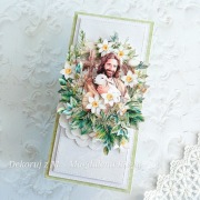 Kartka, ręcznie robiona, Wielkanoc 