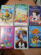 Kasety VHS. Bajki+ Filmy. Oryginały.+ Gratis