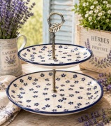 Patera ceramiczna Bolesławiec 2 w 1 27,5 cm ceramika Z.C. Bolesławiec 