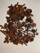 LEGO Mix Brązowe/Ciemno brązowe - Reddish brown/Dark brown [100g]